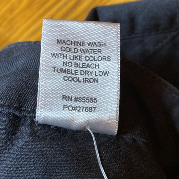 NWT Pistola Cassie High Rise Cargo Pants Size 28 Black Cotton Straight Leg - Picture 9 of 15